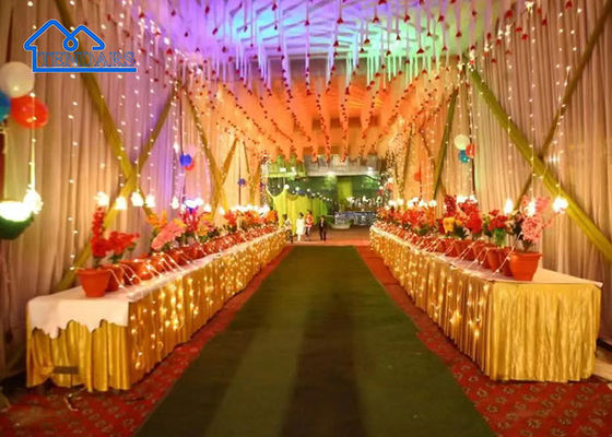 কেনা কাস্টমাইজড বিলাসবহুল বিবাহের মার্কেজ তাঁবু জলরোধী আউটডোর শীতকালীন ফাংশন তাঁবু ঘর online manufacture