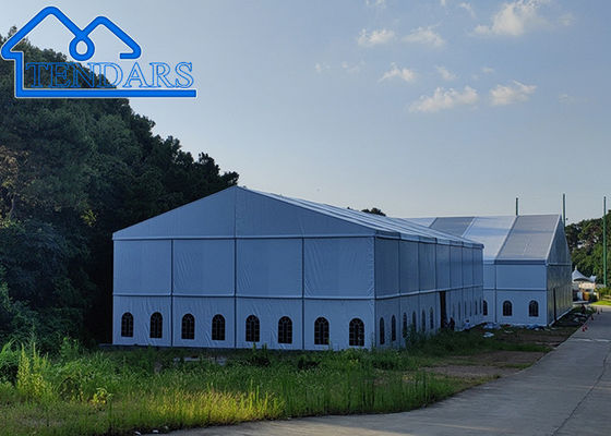 কেনা বাণিজ্য প্রদর্শনীর জন্য 6061/T6 অ্যালুমিনিয়াম 6x6m হেভি ডিউটি ​​মার্কি তাঁবু ফায়ার-রেটার্ড্যান্ট ক্যানোপি হেভি ডিউটি ​​অ্যাঙ্কর অনলাইনে উৎপাদন