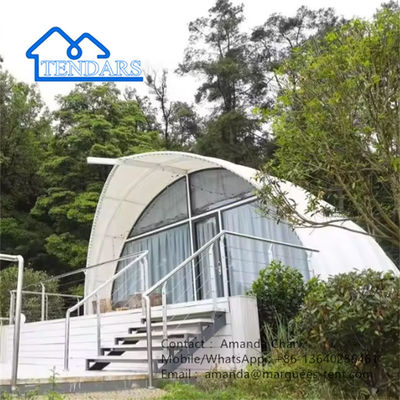 কেনা বহিরঙ্গন জলরোধী বিলাসবহুল শেল আকৃতির হোটেল তাঁবু গ্ল্যাম্পিং বিচ রিসোর্ট তাঁবু online manufacture