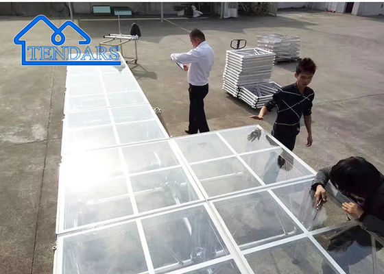 4x4ft এবং 4x8ft প্ল্যাটফর্ম কনসার্ট অ্যাক্রিলিক স্বচ্ছতা অ্যালুমিনিয়াম খাদ 6082-টি 6 ট্রাস সহ স্টেজ