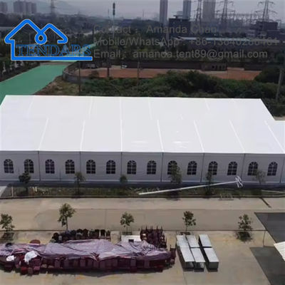 ইনস্টল করা সহজ স্টোরেজ জন্য বড় কাস্টমাইজড গুদাম Marquee তাঁবু