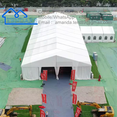 কাস্টমাইজড রঙ অ্যালুমিনিয়াম খাদ টেকসই ক্যানোপি গুদাম মার্কিউ বড় স্টোরেজ তাঁবু