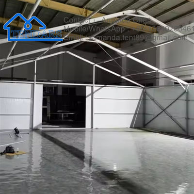 ইনস্টল করা সহজ মডুলার অগ্নি প্রতিরোধক কাস্টমাইজড বড় শিল্প গুদাম বাইরের স্টোরেজ তাঁবু