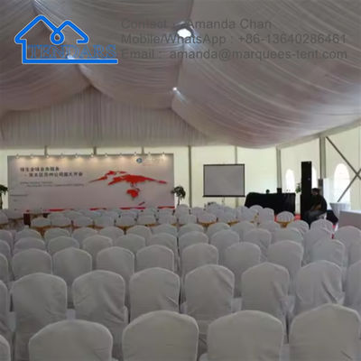 বহিরঙ্গন তাঁবু ইভেন্টের জন্য পার্টি পার্টি তাঁবুগুলির জন্য পার্টি দেয়ালের সাথে মার্কিউ তাঁবু